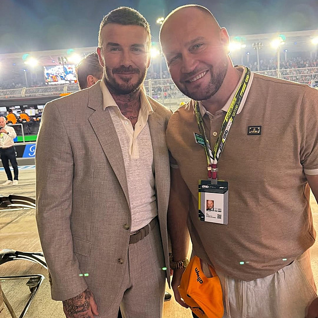 Jsem Jirka z Litvínova! Šlégr na formuli 1 potkal Beckhama a další světové hvězdy