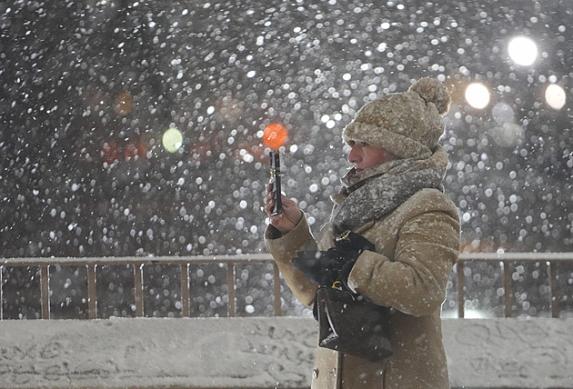 OBRAZEM: New York se dočkal největší sněhové nadílky za poslední roky
