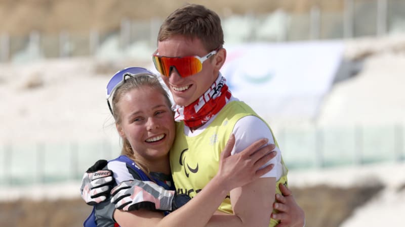 Česko má po 24 letech zlato ze zimní paralympiády. Edlingerová vyhrála stíhací sprint