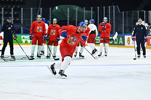 MS v hokeji 2026 ONLINE: Češi ve volném dnu trénovali, ve středu je čeká Itálie