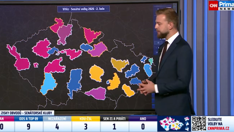 Složení Senátu ŽIVĚ: Bitva o nové senátory. ANO v ohrožení, vzdoruje i Šípová