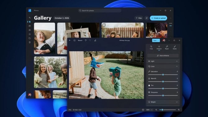 Microsoft mění nejzákladnější nástroj ve Windows 11. Fotografie nabídnou pokročilý editor i podporu iCloudu