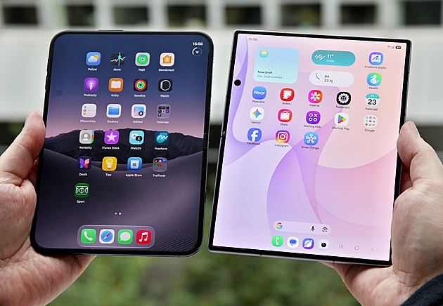 Dva soupeři, kdo je vítěz? Porovnali jsme ohebný iPhone a samsung
